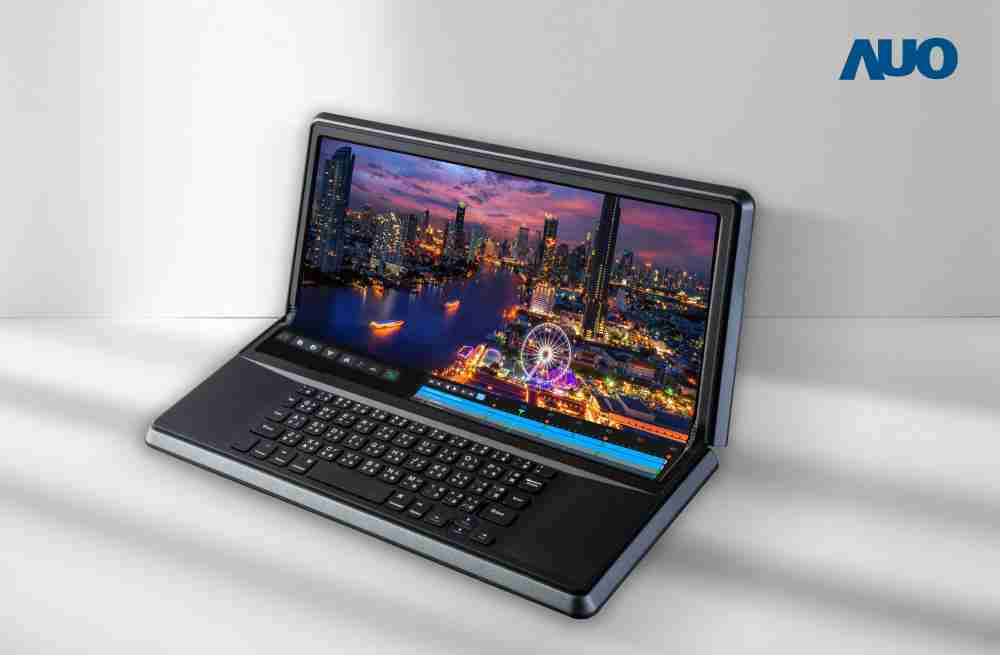 z6mg·人生就是博14.6吋Micro LED折迭显示屏幕，，，，搭配半径4mm的弯折绞炼，，以及高画素、、高亮度、、、高对比度的显示技术特点，，，即便在大视角下仍保有绝佳色相与亮度